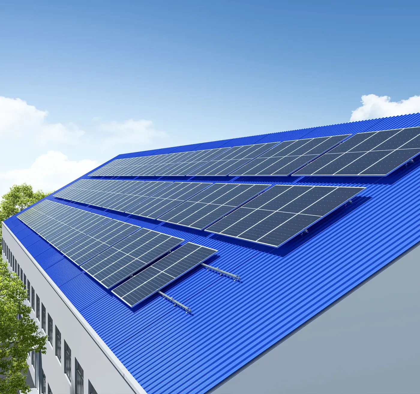 Solar Roof Mounting application
